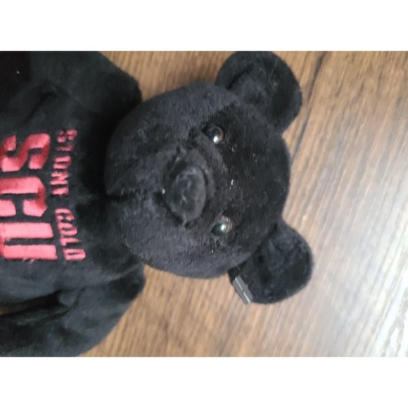 WWF Attitude bear SCU Stone Cold University NWT - Picture 1 of 3